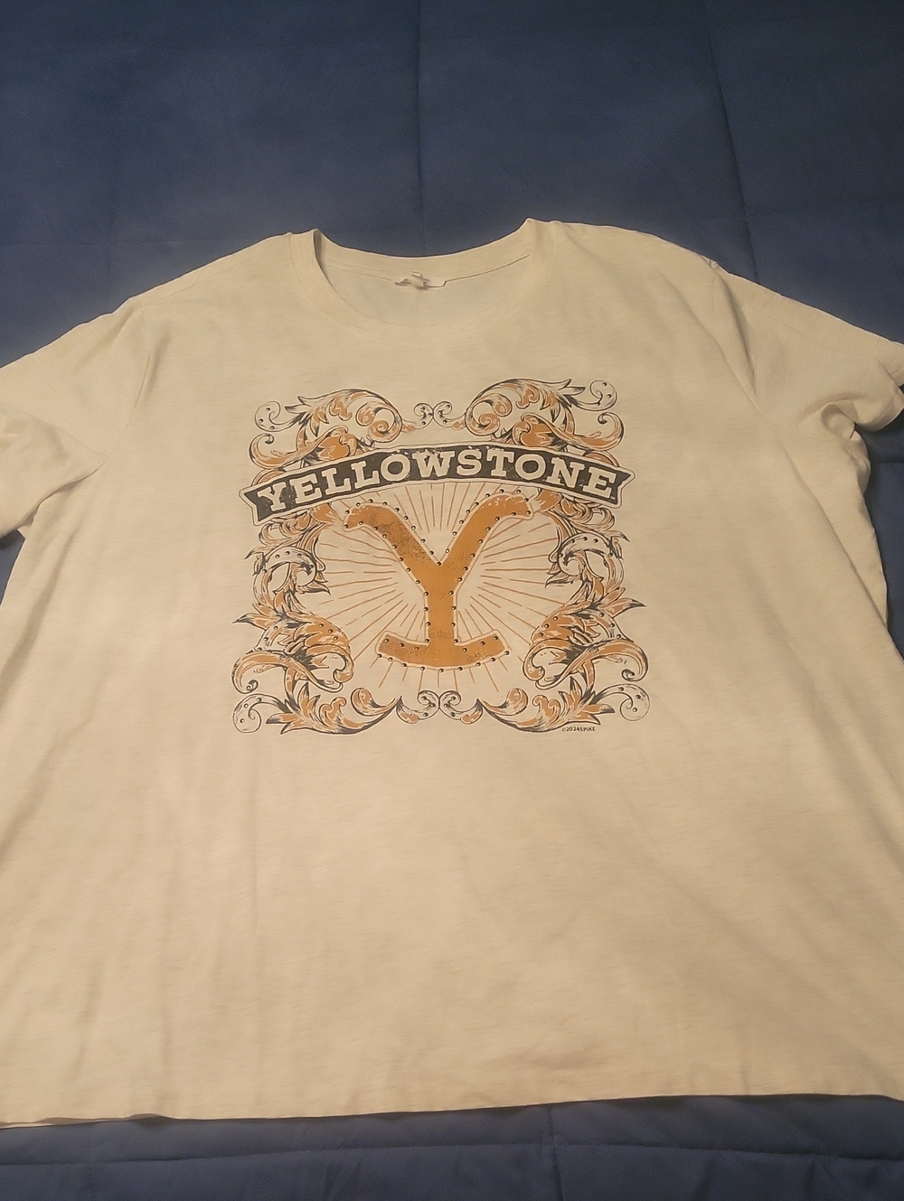 Maurices Cream Short-Sleeve T-Shirt with Yellowstone Graphic